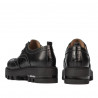 Zapatos casuales de mujer 6047 negro combinado