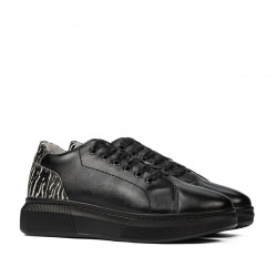 Zapatos casual/deportivos 6048 negro combinado
