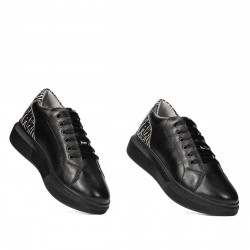 Zapatos casual/deportivos 6048 negro combinado