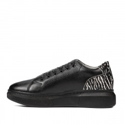 Zapatos casual/deportivos 6048 negro combinado
