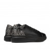 Zapatos casual/deportivos 6048 negro combinado
