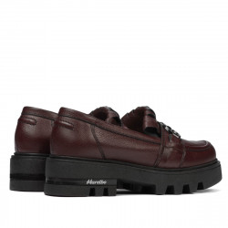 Zapatos casuales mujer 6044 burdeos