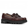 Zapatos casuales mujer 6044 burdeos
