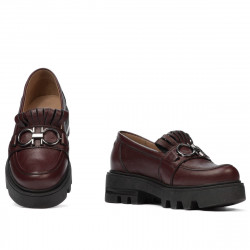 Zapatos casuales mujer 6044 burdeos