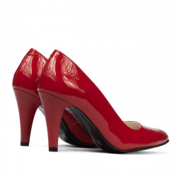 Zapatos elegantes mujer 1234 charol rojo