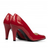 Zapatos elegantes mujer 1234 charol rojo