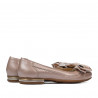Bailarinas de dama 6050 rosa empolvado combinado