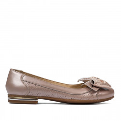 Bailarinas de dama 6050 rosa empolvado combinado