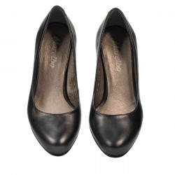 Zapatos elegantes de mujer 1209 antracita