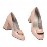 Zapatos elegantes de mujer 1291 charol rosa