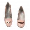 Zapatos elegantes de mujer 1291 charol rosa