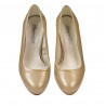 Zapatos elegantes de mujer 1209 charol beige02