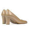 Zapatos elegantes de mujer 1209 charol beige02