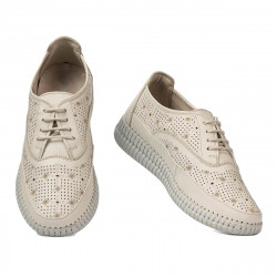 Mocasines de mujer 6045 beige