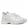 Zapatillas de mujer 6046 blanco nácar
