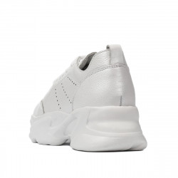 Zapatillas de mujer 6046 blanco nácar