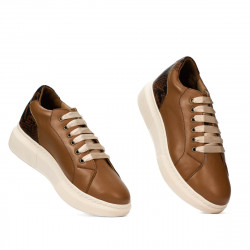 Zapatos casuales/deportivos 6048 marrón combinado