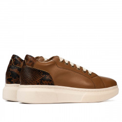 Zapatos casuales/deportivos 6048 marrón combinado