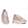Zapatillas deportivas de mujer 6046 polvo nacarado