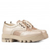 Zapatos casuales de mujer 6047 beige combinado