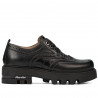 Zapatos casuales de mujer 6047 negro combinado