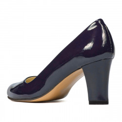 Zapatos elegantes para mujer 1209 charol índigo