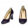 Zapatos elegantes para mujer 1209 charol índigo