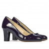 Zapatos elegantes para mujer 1209 charol índigo