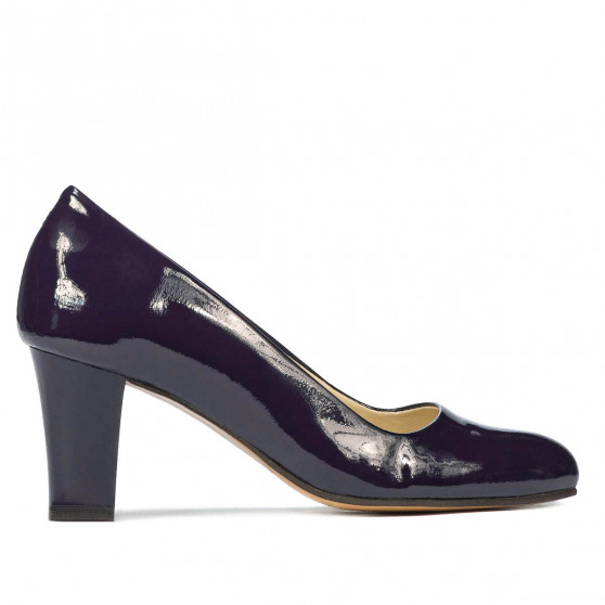 Zapatos elegantes para mujer 1209 charol índigo