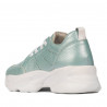 Zapatillas deportivas mujer 6046 turquesa nácar