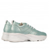 Zapatillas deportivas mujer 6046 turquesa nácar