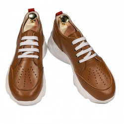 Zapatillas deportivas mujer 6046 marrón