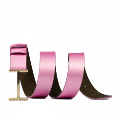Cinturón de mujer 33m rosa nácar