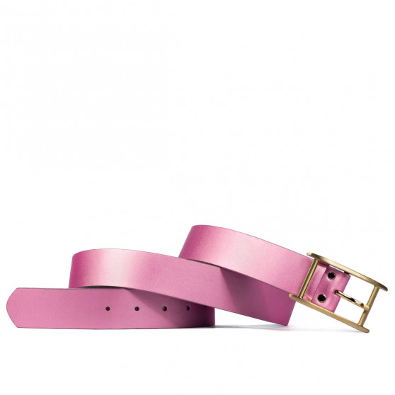 Cinturón de mujer 25m rosa nácar