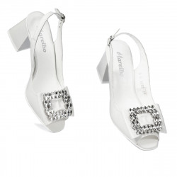 Sandalias de mujer 1292 blanco marfil