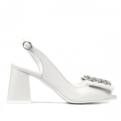 Sandalias de mujer 1292 blanco marfil