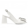 Sandalias de mujer 1292 blanco marfil