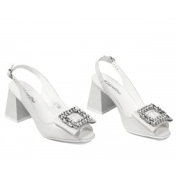 Sandalias de mujer 1292 blanco marfil