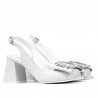 Sandalias de mujer 1292 blanco marfil
