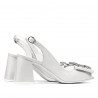 Sandalias de mujer 1292 blanco marfil