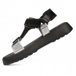 Sandalias de mujer 5082 negro combinado