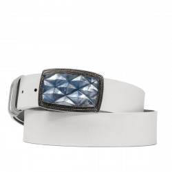 Cinturón unisex 07ld biz blanco