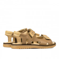 Sandalias infantil 318 camel combinado