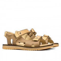 Sandalias infantil 318 camel combinado