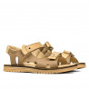 Sandalias infantil 318 camel combinado