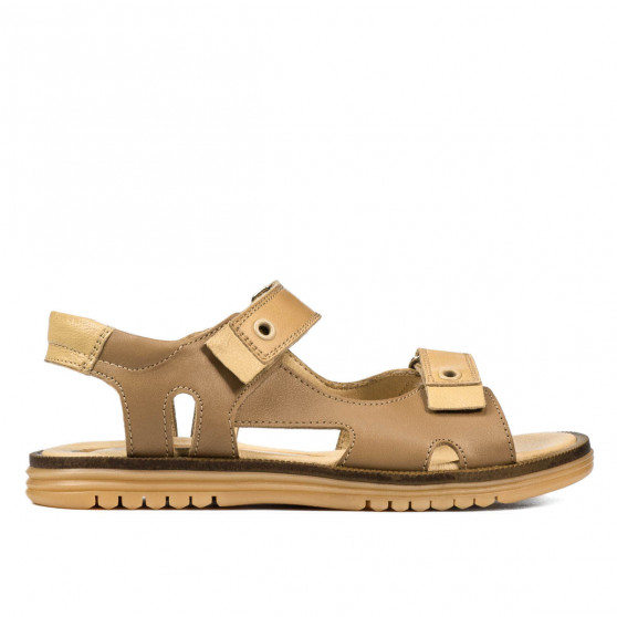 Sandalias infantil 318 camel combinado