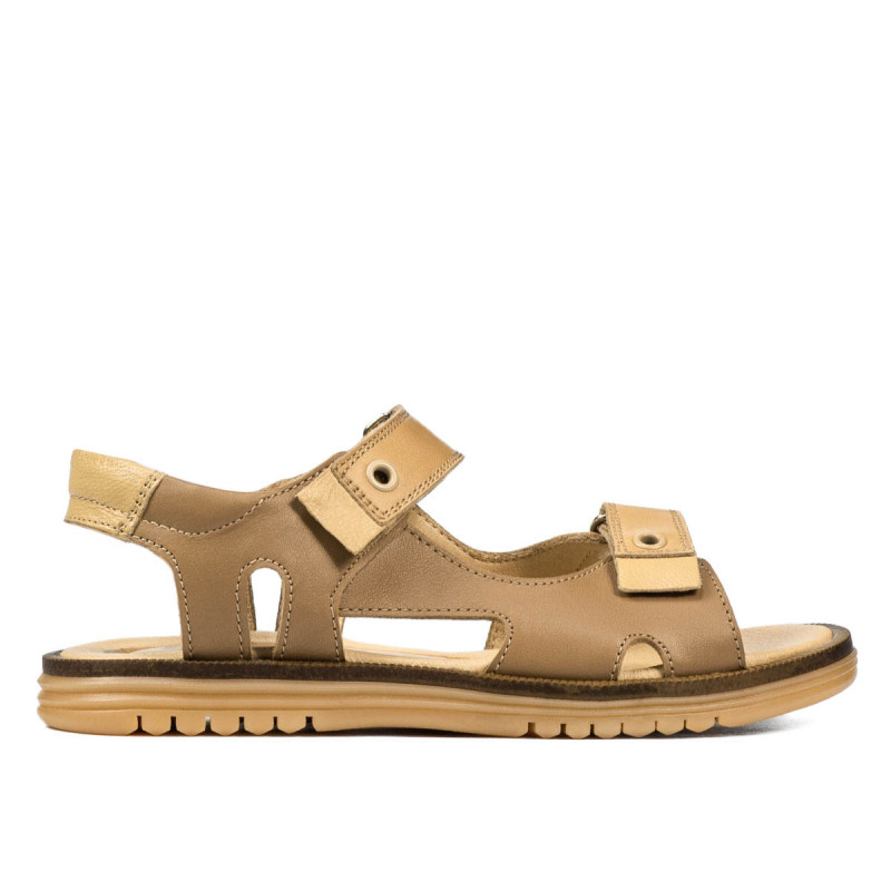 Sandalias infantil 318 camel combinado