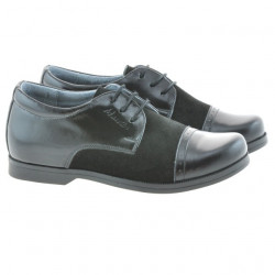 Zapatos para niños 132 charol negro+negro ante