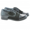Zapatos para niños 132 charol negro+negro ante