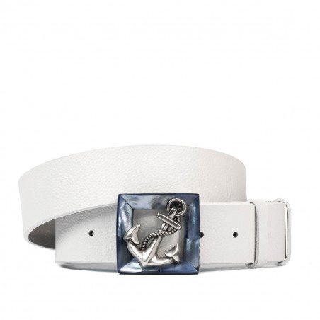 Cinturón unisex 06ld biz blanco